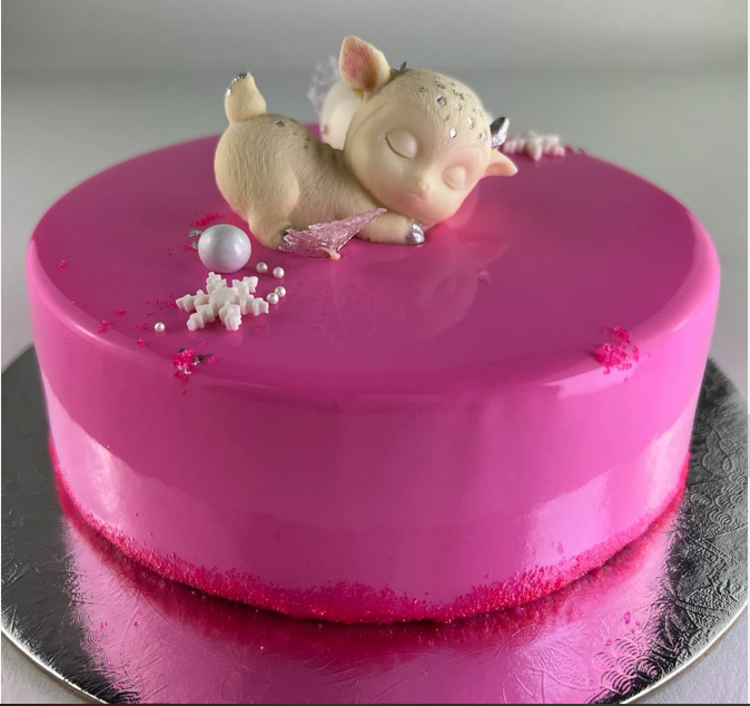 MOUSSE CAKE-Passion fruit - mango